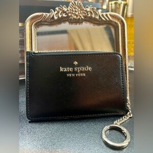 SOLD NOT AVAILABLE Kate Spade Black Key Ring Card Holder NWOT